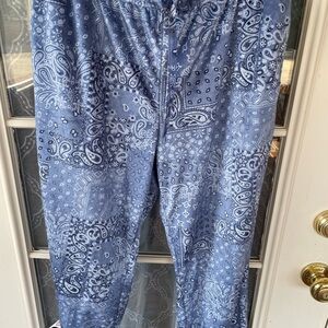 🐶💙 Dogg Supply by Snoop Dogg Paisley Men’s Lounge Pants | Size L/G